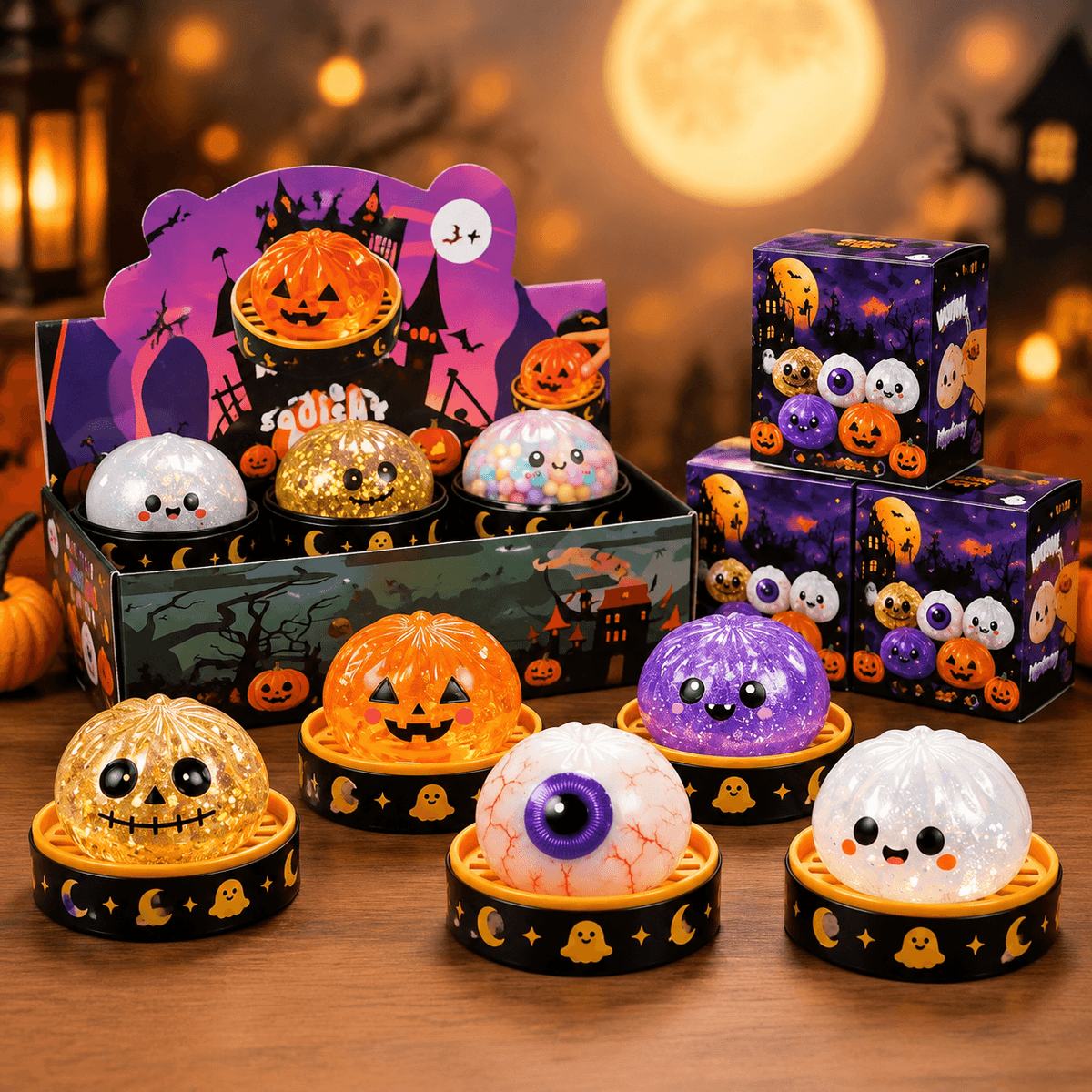 Lootbunker Halloween Mystery Squishy – Cute Pumpkin Blind Box Stress Relief Toy