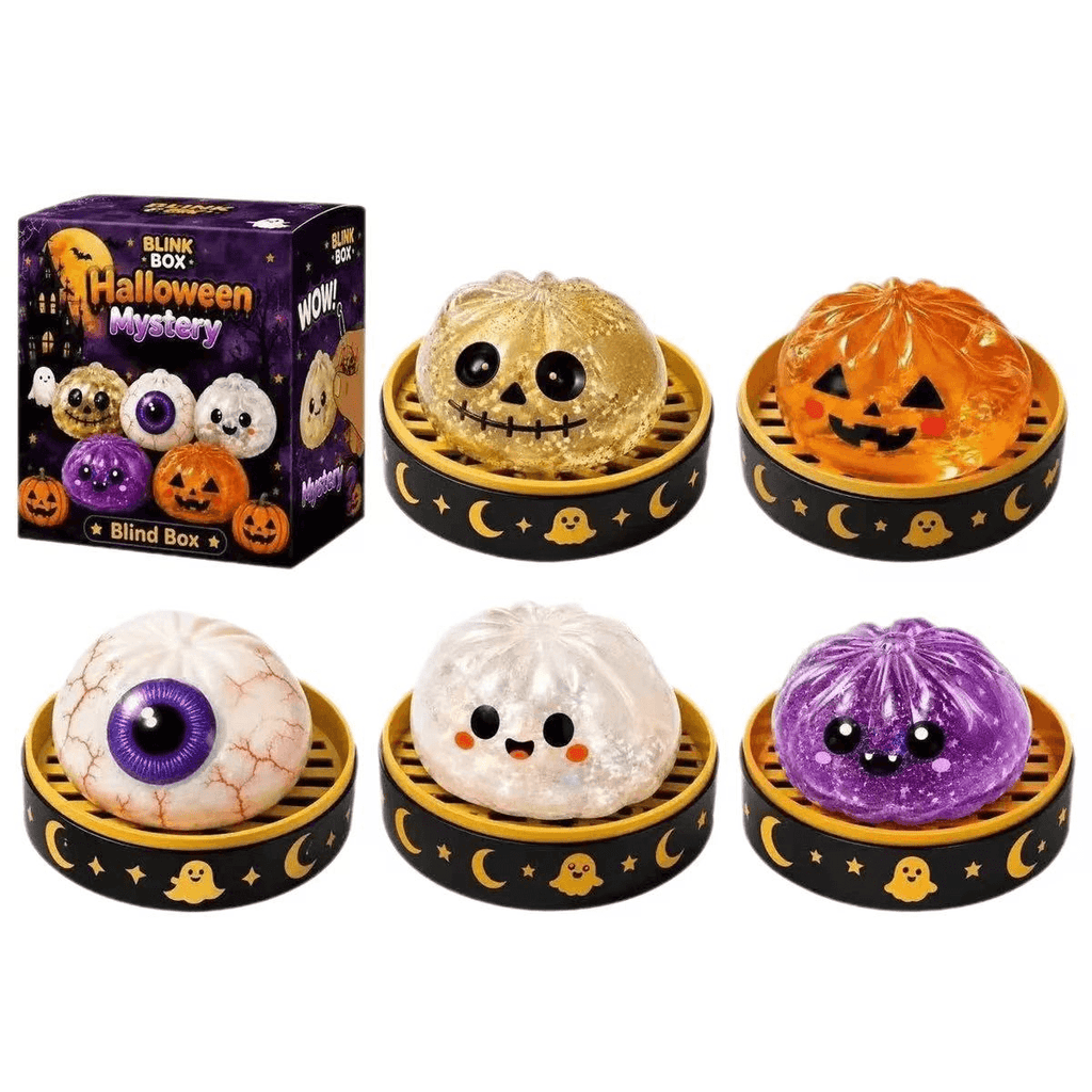 Lootbunker Halloween Mystery Squishy – Cute Pumpkin Blind Box Stress Relief Toy