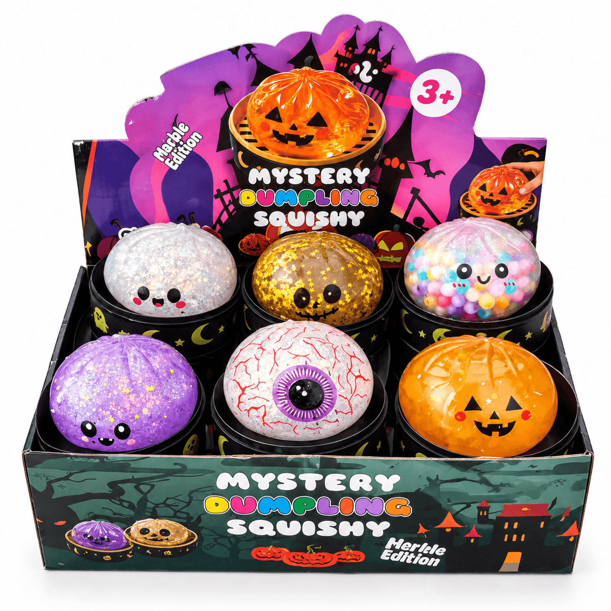 Lootbunker Halloween Mystery Squishy – Cute Pumpkin Blind Box Stress Relief Toy