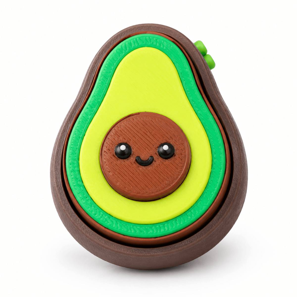 Kawaii Sushi & Avocado Fidget Toy | Cute Food Press Button Stress Relief Sensory Toy for Kids & Adults