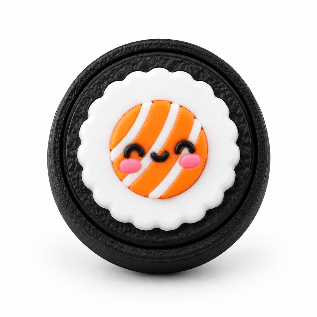 Kawaii Sushi & Avocado Fidget Toy | Cute Food Press Button Stress Relief Sensory Toy for Kids & Adults
